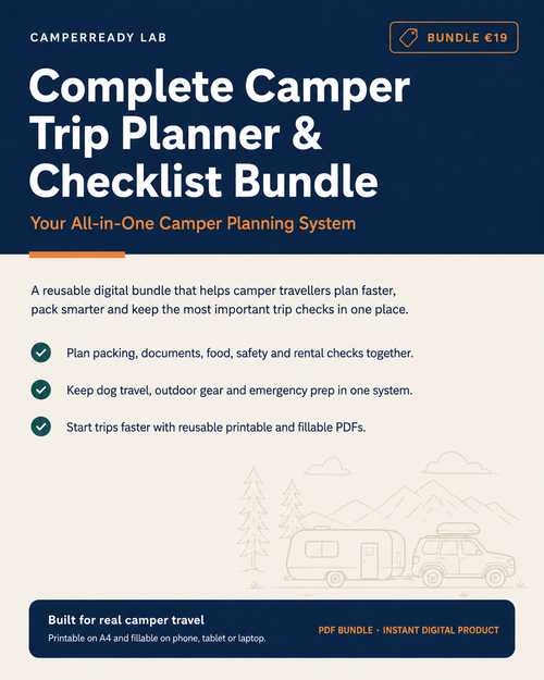 CamperReady Lab Complete Camper Trip Planner and Checklist Bundle cover