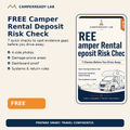 Free Camper Rental Deposit Risk Check - 7 quick checks before driving away